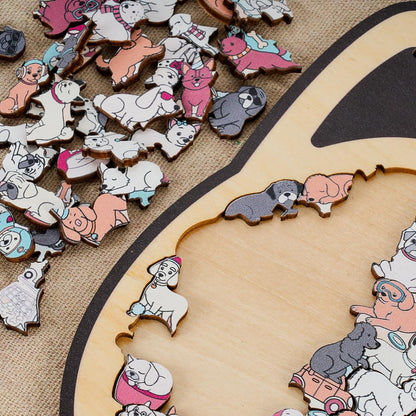 Wiggle Pals Puzzle™ Cats & Dogs Edition